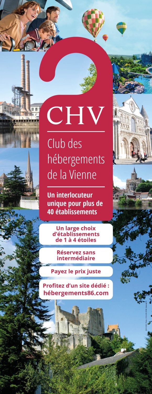 Annonceur : Club des Hébergements de la Vienne<br>Agence : Blue Com