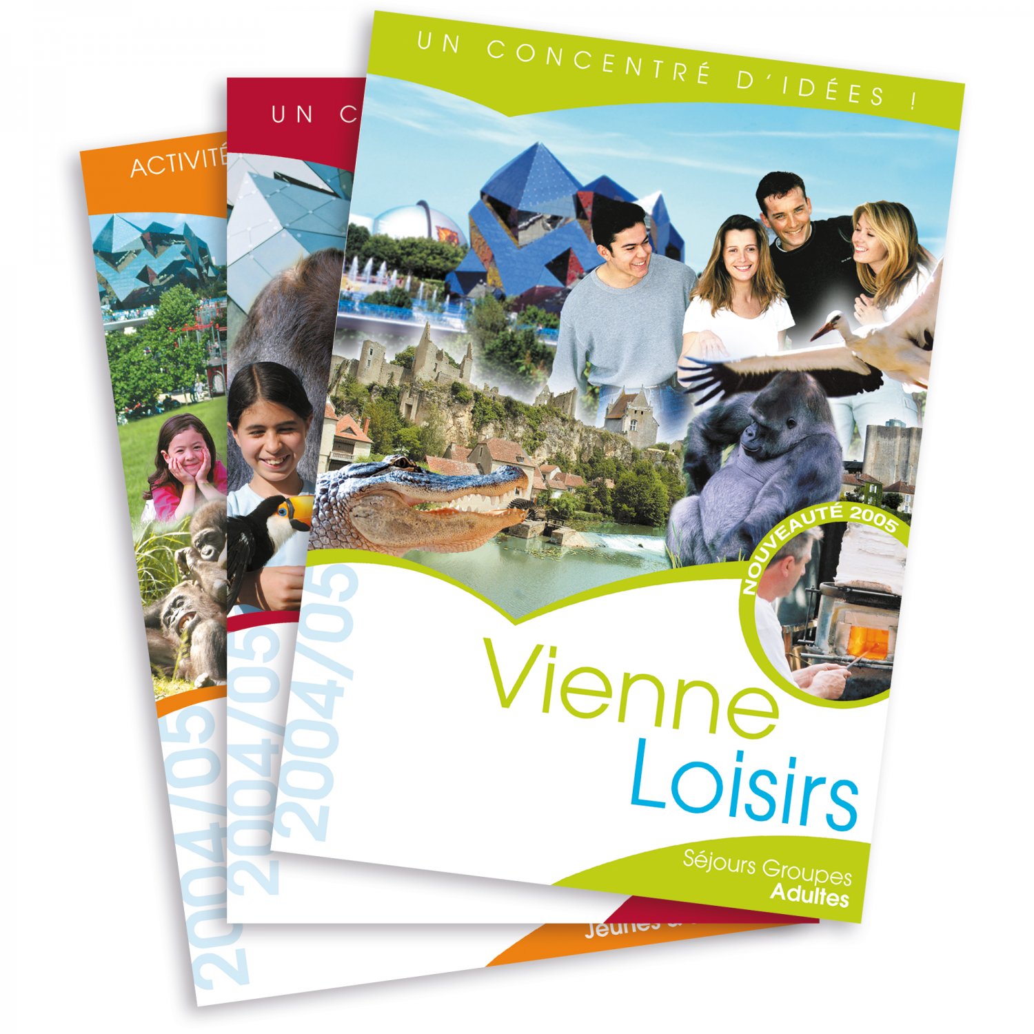 Annonceur : Comité du tourisme de la Vienne • Agence : Blue Com<br>Catalogue de séjours touristiques